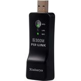 Universele - Draadloze Tv Netwerk Wifi Adapter - Zwart - ABS - 300Mbps