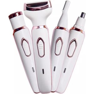Epilator Scheerapparaat - 4 In 1 - Pijnloos - Voor Gezicht en Bikini - Thuisgebruik