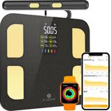 e.volve - Slimme Weegschaal - Digitaal - 32x - Oplaadbaar - Lichaamsanalyse - Incl. App & Handvat