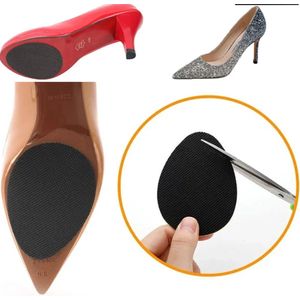 Schoenen Antislip Sticker -Set van 2 stuks - Grip Schoen - Schoenzool Rubber - Hoge Hakken Grip Stickers - 9*6,5*0,15 cm - Op maat te knippen