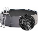 W'eau Premium solar cover rond - 600 cm (zeilmaat 594) - Zwart