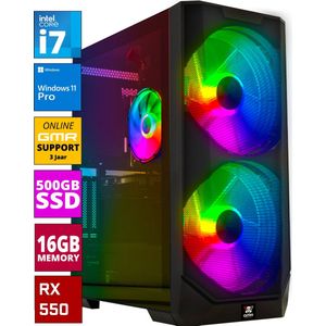 GMR Power Gaming pc | Ryzen 7 | 16 GB RAM | 1000 GB SSD | Graphics RX 580 | Windows 11 Pro