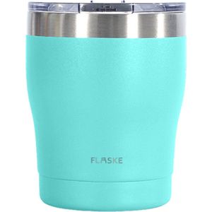 FLASKE Koffiebeker Coffee Cup - Wave - 250ml - RVS Koffiebeker to Go van 250ML