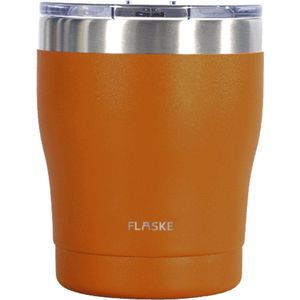 FLASKE Koffiebeker Coffee Cup - Sunrise - 250ml - RVS Koffiebeker to Go van 250ML
