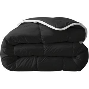 Zelesta Royalbed Black 140x200cm - Dekbed zonder overtrek - 30 dagen proefslapen - Wasbaar hoesloos dekbed - Bedrukt dekbed - All year zomerdekbed & winterdekbed