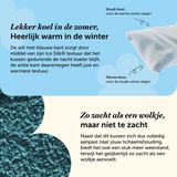 Cloudpillo - Original - Hoofdkussen - Memory Foam - Afstelbaar Design - Geschikt voor rug-, zij- en buikslapers