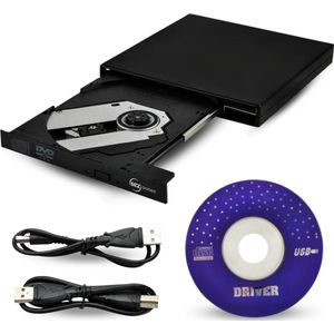 Universele CD Speler Voor Laptop - CD Speler Draagbare - CD Speler Met USB - CD-Spelercomponent - Externe CD Speler - Externe DVD Speler Voor Laptop