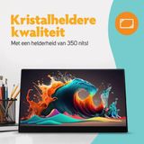 Pora&Co - IPS Portable Game Monitor - Beeldscherm 14 Inch - HDMI & USB-C - Full HD - Computerscherm - Draagbare Monitor