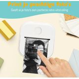 Pora&Co - Mini Fotoprinter Voor Smartphone - Incl. App & 1 Rol Fotopapier - Pocket printer - Mobiele fotoprinter - Mini printer - Sticker printer - Draadloos