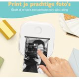 Mini Fotoprinter - Wit - Inclusief Papierrollen - FunPrint App