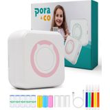 Mini Fotoprinter - Wit - Inclusief Papierrollen - FunPrint App