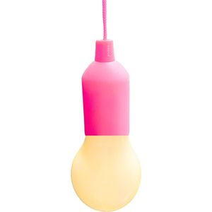 Fienosa Treklamp - Hanglamp - Camping lamp - Kerstcadeau - LED - Roze - Hanglamp Batterij - Nachtlamp Kinderen - Campinglampen - Tentlamp - Kampeerlamp - NIET INBEGREPEN aaa batterijen- Warm wit licht -Tuinverlichting - Feestverlichting