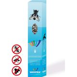 Wicotex - Vliegengordijn - Chenille - Deurgordijn - Kattenstaart Zwart mix - Afmeting 90x220cm