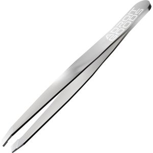 AdroitGoods Pincet Epileer - Slanted - RVS - Professioneel - Silver