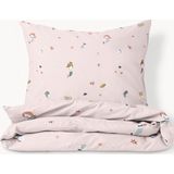 Dekbedovertrek - Wit - Katoen - Eenpersoons