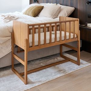 2-IN-1 CO SLEEPER / AANSCHUIFBEDJE «NUAGE» | WALNOOT
