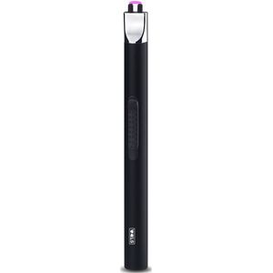 Oplaadbare Lange Elektrische Aansteker - Duurzame Plasma Aansteker - Inclusief Cadeauverpakking - BBQ - Kaarsen - Zwart