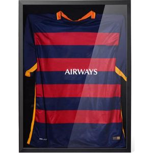 Avalo - Wissellijst - Inlijsten Voetbal Shirt - Zwart - 60x80 CM