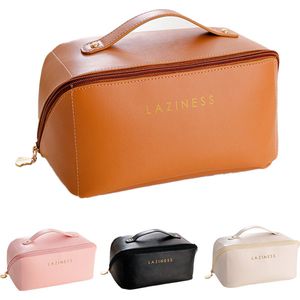 Rainbecom - Toilettassen - Beautycases - Cosmetica Tas - Bruin