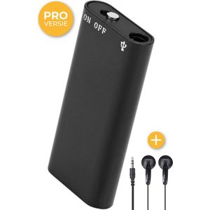 Nuvance Mini Afluisterapparaat - Voice Recorder Digitaal - Spy Recorder