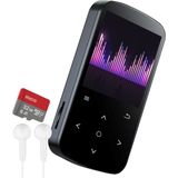 Nuvance MP3 Speler - Touchscreen en Bluetooth - Incl. Oordopjes en 32GB SD - Zwart