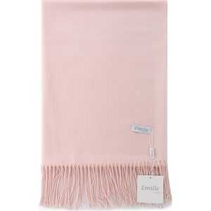 Emilie scarves - sjaal - omslagdoek - roze - pashmina cashmere mix