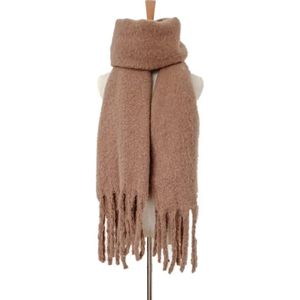 Emilie scarves - sjaal - wintersjaal - camel - extra lang