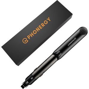 Phonergy Steampro- Stijltang- Krultang - Stoom- 2 in 1 - LED display - 2025- Titanium - Keramisch- Infrarood Technologie - High end - Mat zwart