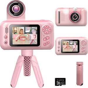 VAIVE Digitale Kindercamera Kids - Kinder vlog camera - Kinderfototoestel - Kindercamera's Digitaal - Fototoestel Kinderen