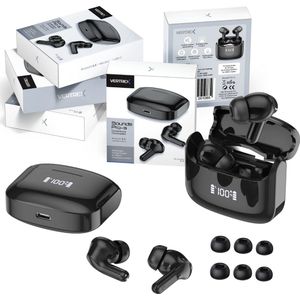 Vertrex Sounds Pro-3 Bluetooth Oordopjes met Noise Cancelling - Oortjes Draadloos - Draadloze Oordopjes