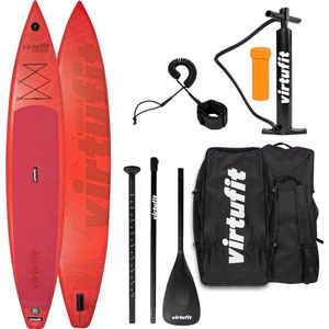 Virtufit Supboard Racer 381 - Rood - Inclusief accessoires en draagtas