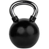 VirtuFit Kettlebell - Rubber/Chroom - 28 kg