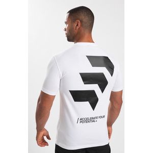 Empose Nutrition - Accelerate - T-shirt - Wit - Katoen/Elastaan