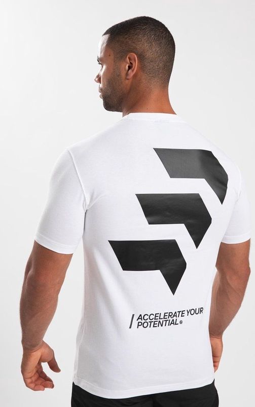 Empose Nutrition - Accelerate - T-shirt - Wit - Katoen/Elastaan