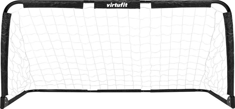 VirtuFit - Inklapbare Voetbaldoel - Pannagoal - Zwart - 150x60cm