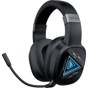 TAIDU - THS320Pro - Draadloze Gaming Headset - Zwart - Bluetooth