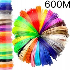 MEGA PAK 600M | 3D Pen Filament / XXL Navulling PLA – Tekenen en Knutselen Navulling voor Kinderen TekenPen – 3D Knutselpakket met Vullingen - Starterspakket