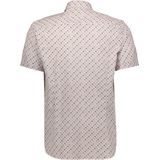 State of Art - Geprint Overhemd - Wit - Katoen