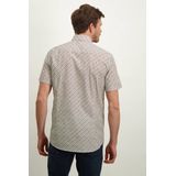 State of Art - Geprint Overhemd - Wit - Katoen