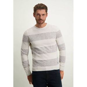 State of Art - Trui - Grijs Gestreept - Katoen