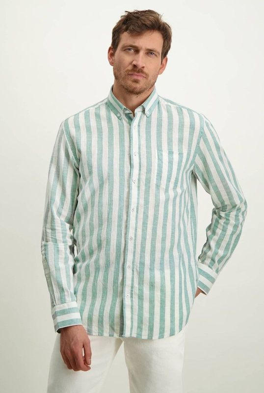 State of Art - Overhemd - Groen - Katoen - Verhoog je casual stijl