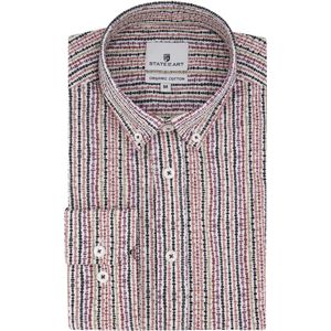 State of Art - Shirt LS Printed Pop - Kleur - Materiaal