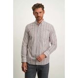 State of Art - Overhemd - Gestreept - Roze - Katoen