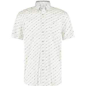 State of Art - Overhemd - Wit - Katoen/Elastaan - Wijde Fit