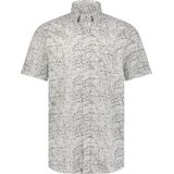 State of Art - Short Sleeve Overhemd Print - Grijs - Katoen/Elasthaan