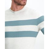 State of Art - Trui - Beige Gestreept - Katoen