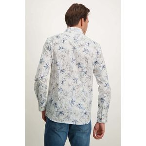 State of Art - Overhemd - Wit - Katoen/Elastaan - Wijd Fit