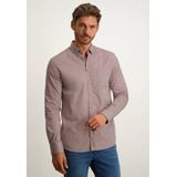 State of Art - Casual Overhemd - Roze - Katoen - Wijde Fit