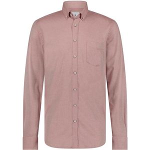 State of Art - Casual Overhemd - Roze - Katoen - Wijde Fit