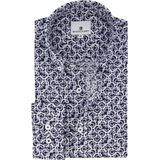 State of Art - Overhemd - Wit Blauw - Katoen